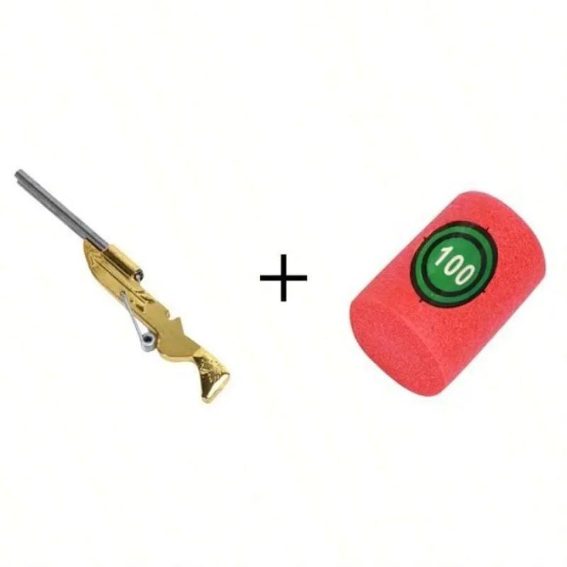 Mini Steel Toothpick Crossbow Toy with Foam Target, Safe Shooting Game, Fun Desk Toy for Teens, Adult Gifts, Festive Party Supplies