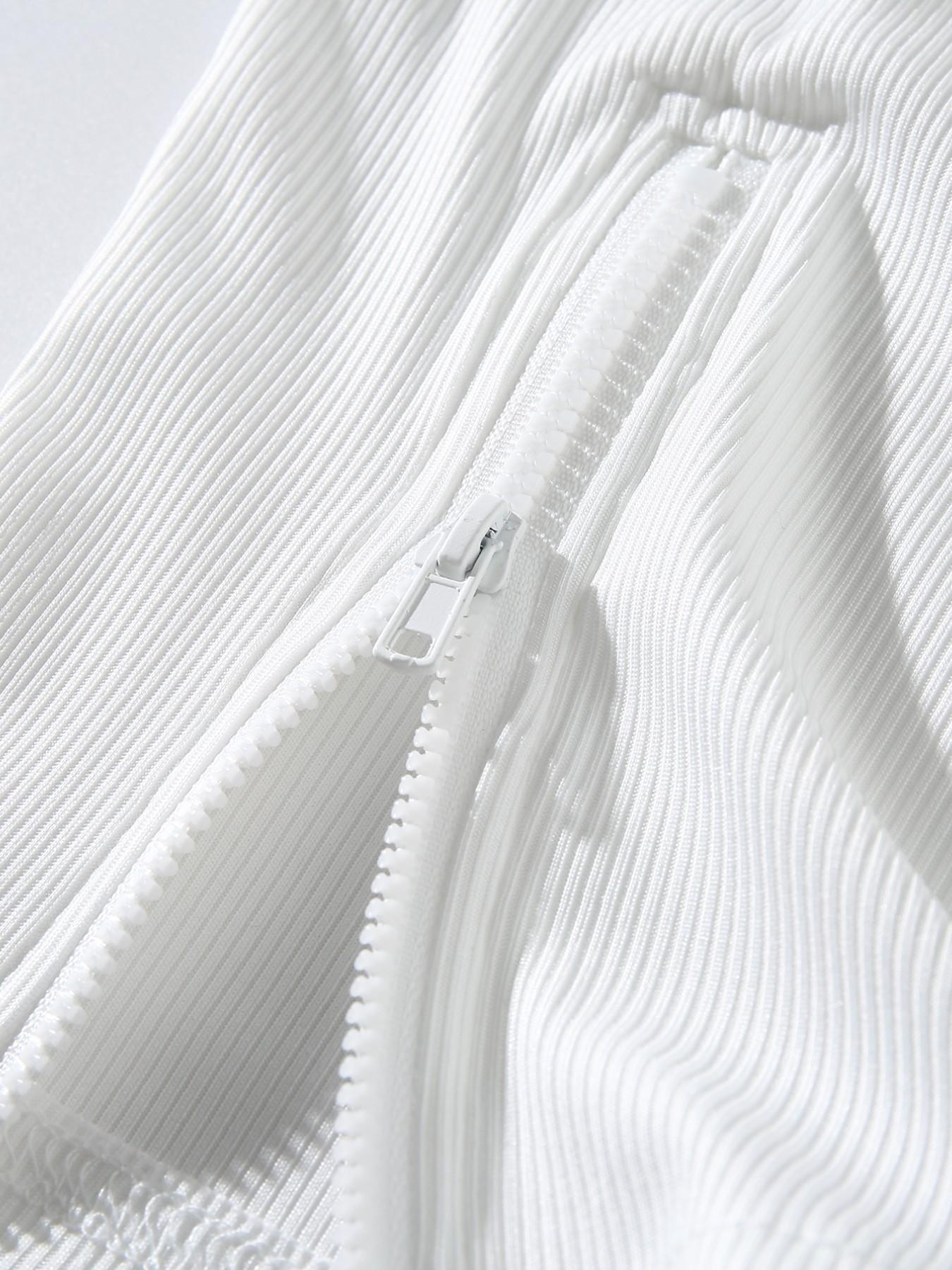 Men's Fitness Tank Top, Quick-Dry High Elasticity, Side Zip Design, Sleeveless T-Shirt, Gym Training, Running, Basketball, Tight Fit