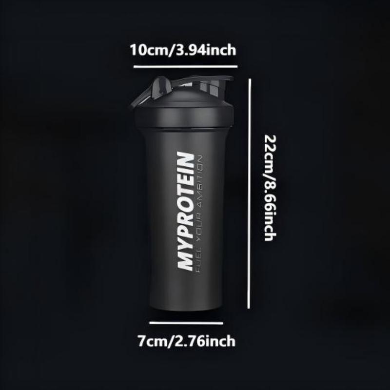 600ML High-Value Protein Powder Cup, Stylish Fitness Shaker Bottle, Includes 304 Stainless Steel Stirring Ball, Perfect for Gym & Home Use, Portable Sports Bottle, Sports Water Bottle#GLOBAL PICKS
