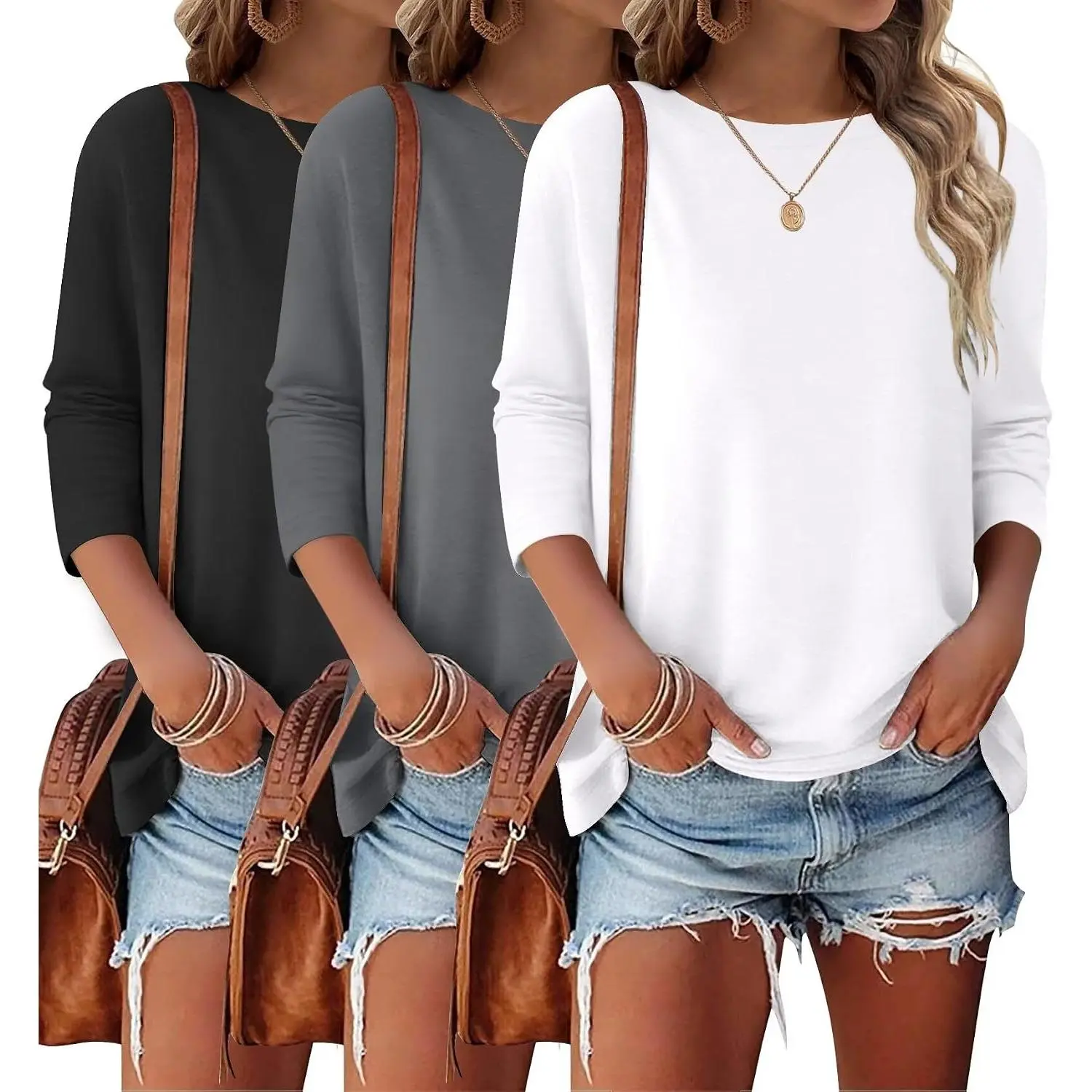White,grey,black