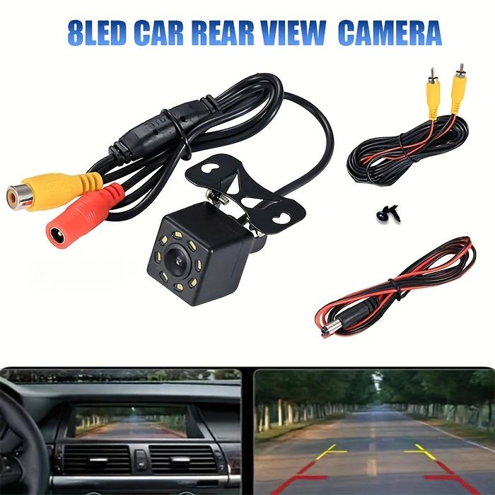 Bileeko Universal HD Rearview Mirror Backup Camera - 480p Resolution, Night Vision, Easy Installation, Battery-Free, Fit for Cars/Trucks/SUVs/Travel Trailers