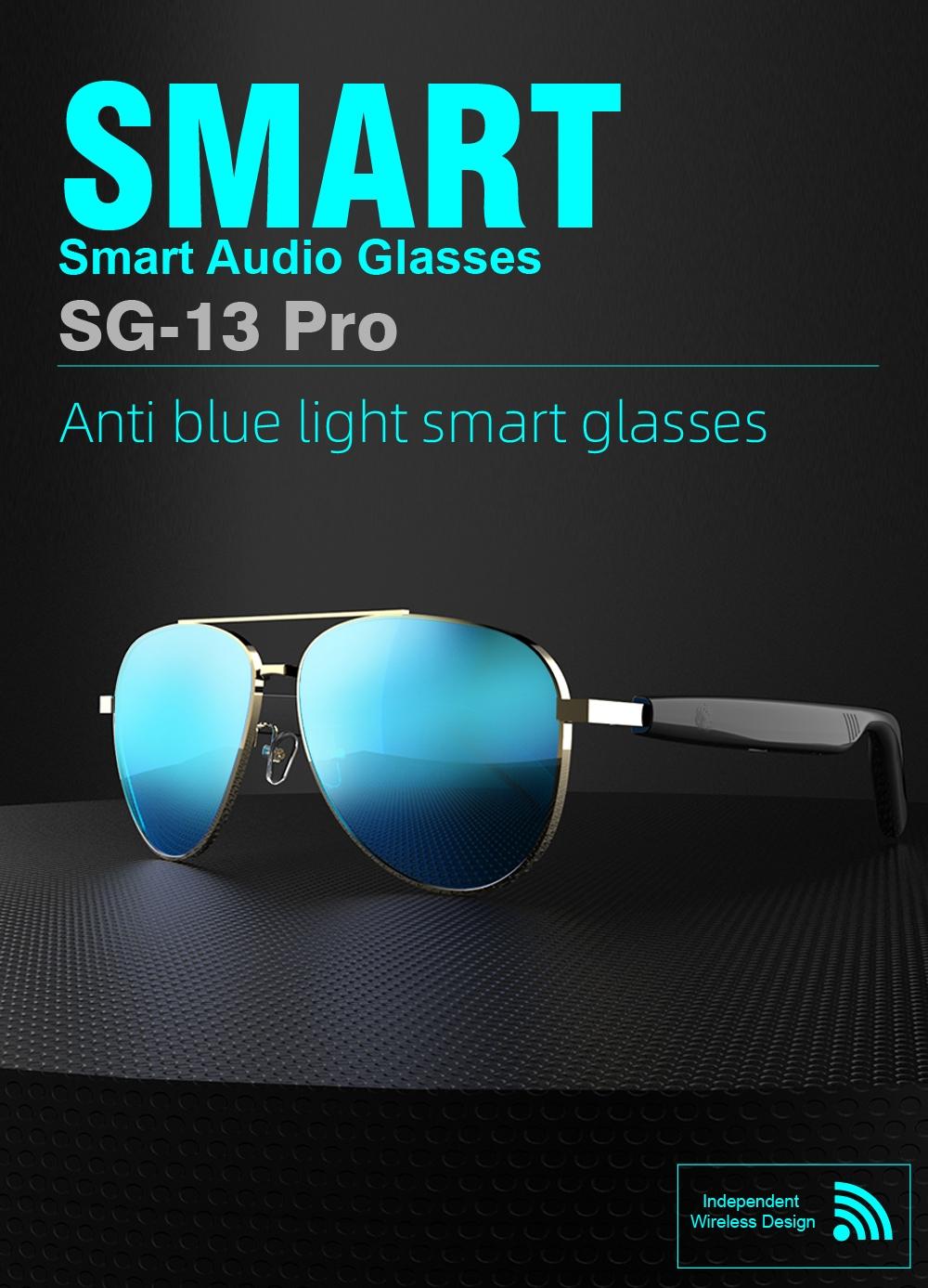 Touch Control Bluetooth-compatible Sunglasses, Multifunctional Wearable Glasses for Men & Women, Stylish Gift for Tech Enthusiasts, Smart Audio Glasses