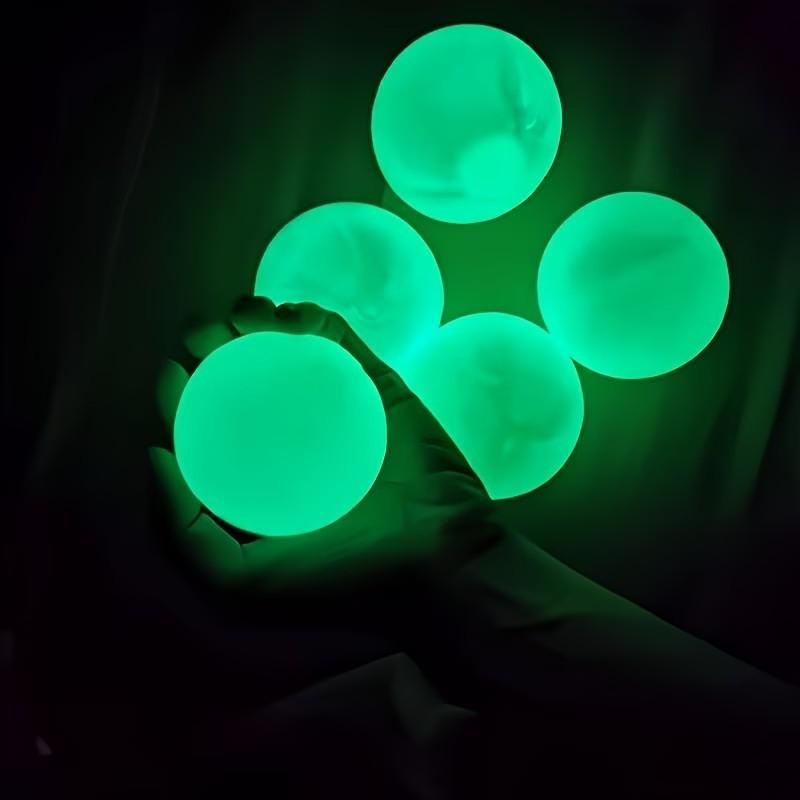 10-Pack Glow-In-The-Dark Ceiling Balls Set, Sticky Balloon Targets for Various Projects, Ideal for Home, Workplace, and Business Environments