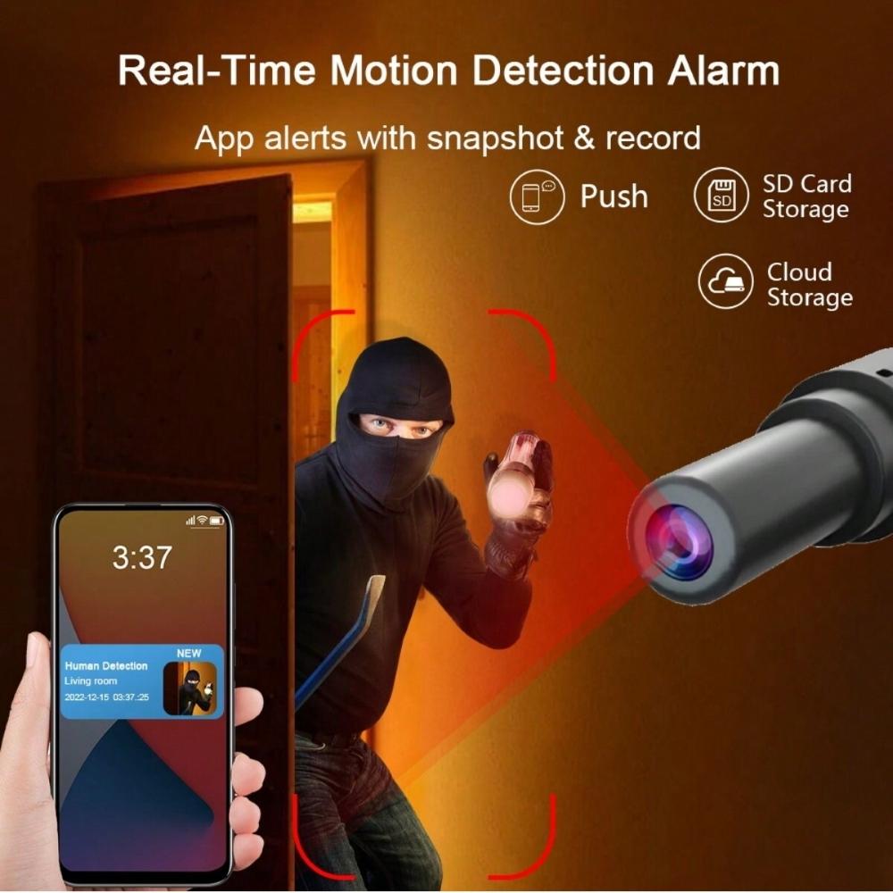 Mini WiFi Camera Smart Infrared 1080P HD Night Vision FunctionSupports Motion Sensing and Multi Use