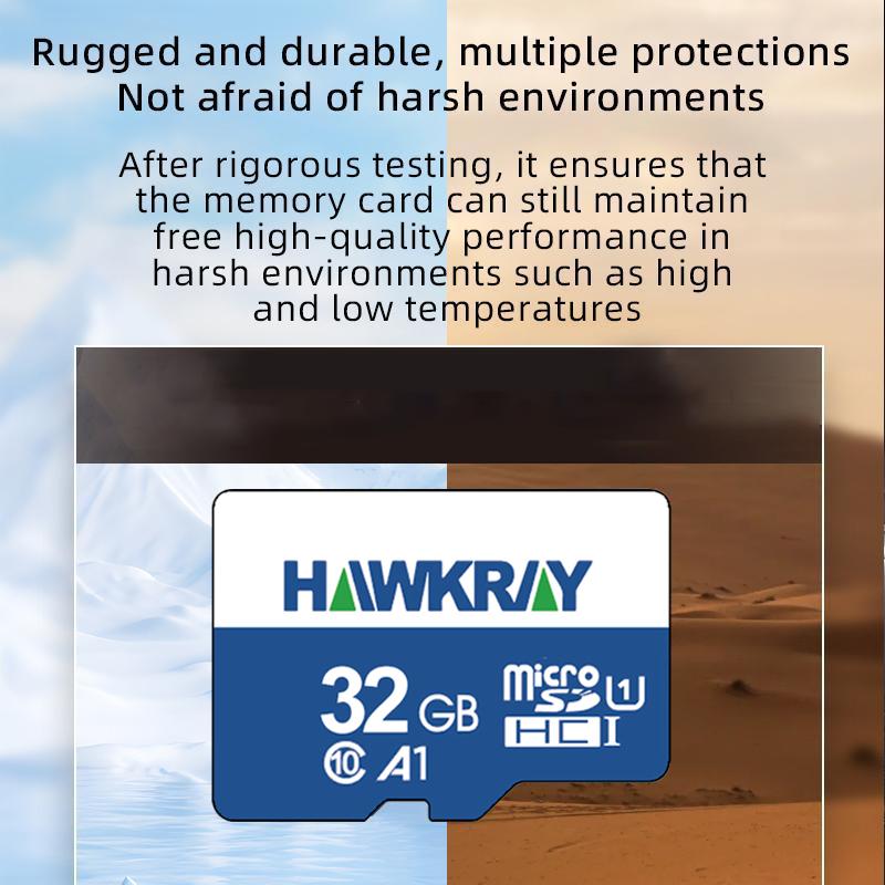 Hawkray 32g High-Speed TF Memory Card Surveillance Camera Micro SD Card Driving Recorder Memory Card Camera Mobile Phone Computer Memory Universa