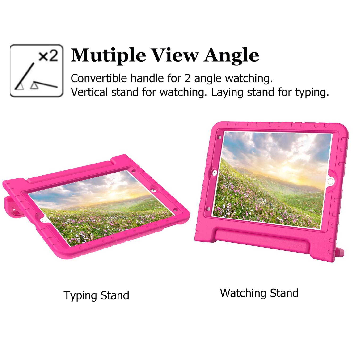 iPad Series Protective Case with Screen Protector, Shockproof Foldable Handle Stand, Durable iPad Cover, Tablet Protective Cover Accessories