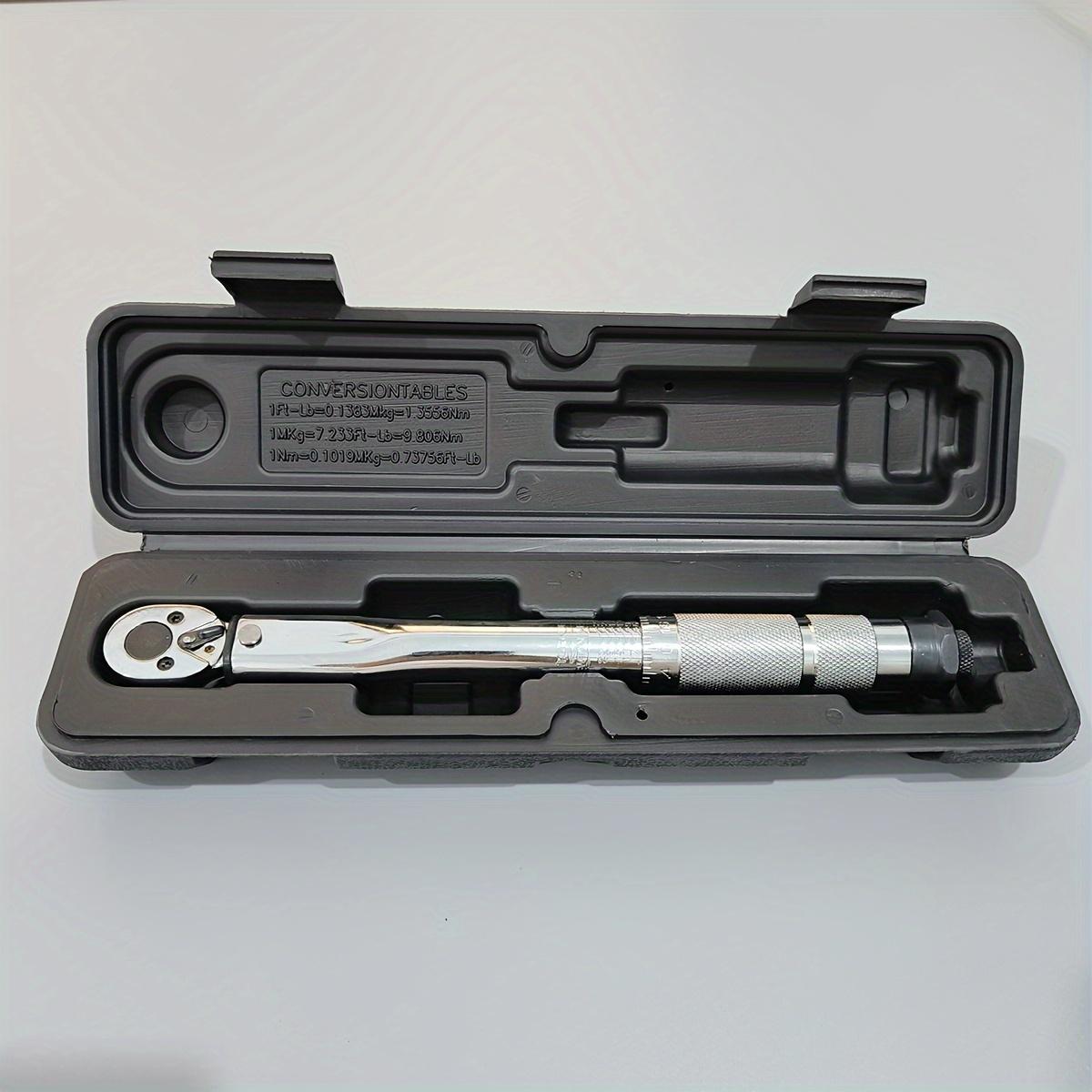 Adjustable Torque Wrench, Pre-Set Adjustable Wrench, 1/4 Inch Drive, Durable Construction, Ideal for Mechanics & DIY Projects