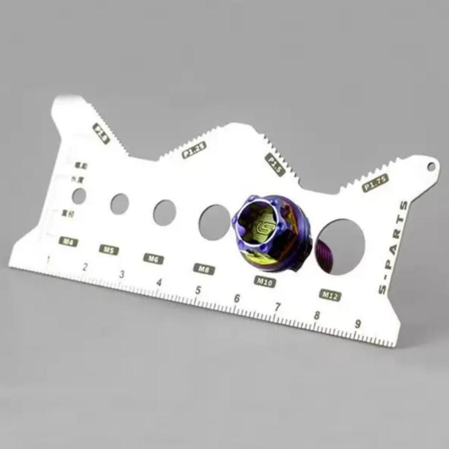 Precision Screw Measurement Tool, Accurate Reliability Accuracy Convenience Screwdriver Gauge for DIY Projects, Essential Hand Tools for Home Repair & Construction