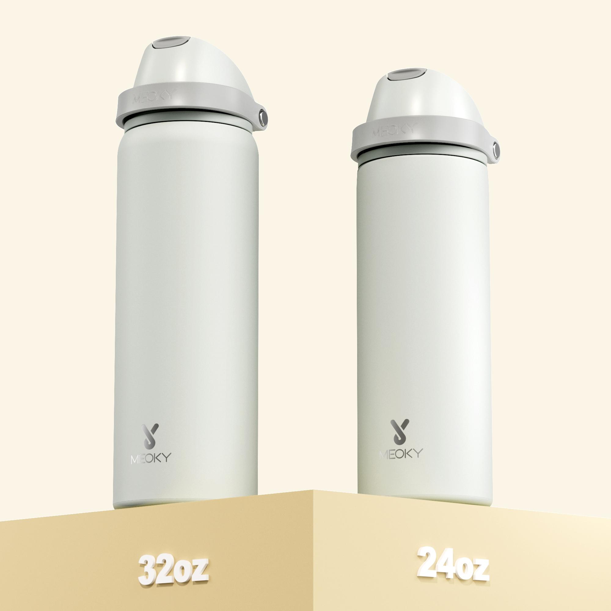 Double-mouth Handle Tumbler, Stainless Steel Insulated Water Bottle, Summer Cool Bottle Drinking Cup for Sports, Outdoor Travel, Office, School, Drinkware, Leakproof Insulated Tumbler #TOP PICKS