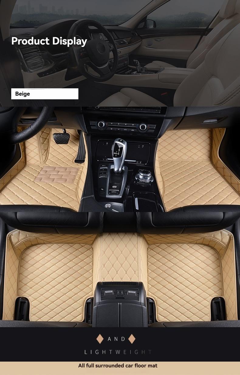 For 2010 Lincoln MKS Custom-Fit Full Coverage Car Floor Mats Easy-Clean Carpet-Style Floor Mats