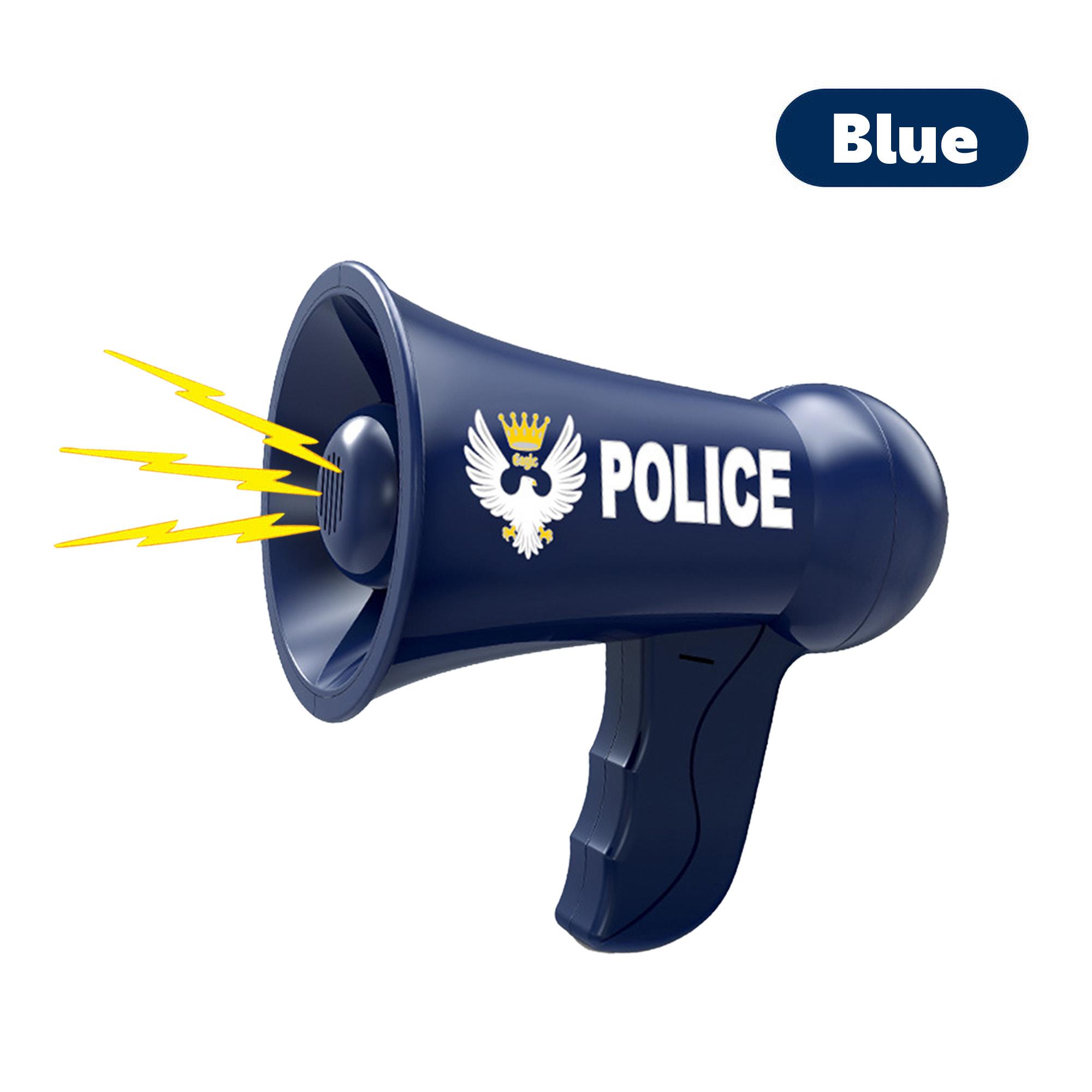 Handheld Voice Changer Megaphone Toy, Police Firefighter Role Play Kids Toy, Suitable for Boys and Girls, Fun Sound Amplifier