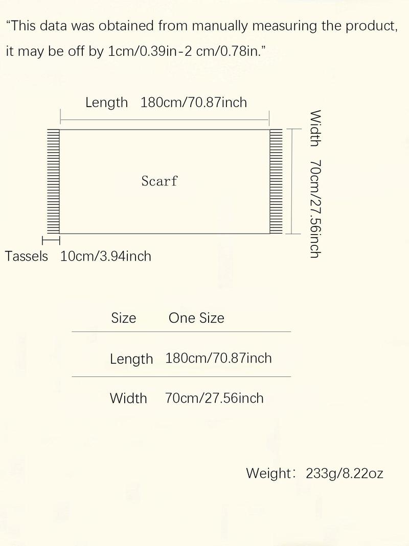 Elegant Printed Polyester Scarf with Tassel Fringe, Shawl Wrap for Women, Windproof & Warm, Perfect for Parties & Gifts, Tassel Decor Shawl