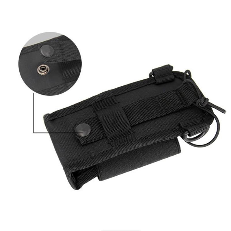 Firefighting Tactical Shoulder Strap Harness, Rescue Team Walkie Talkie Backpack, Universal Adjustable Shoulder Strap Radio Pouch, Walkie Talkie Holster For Portable Radio Holder protect Case