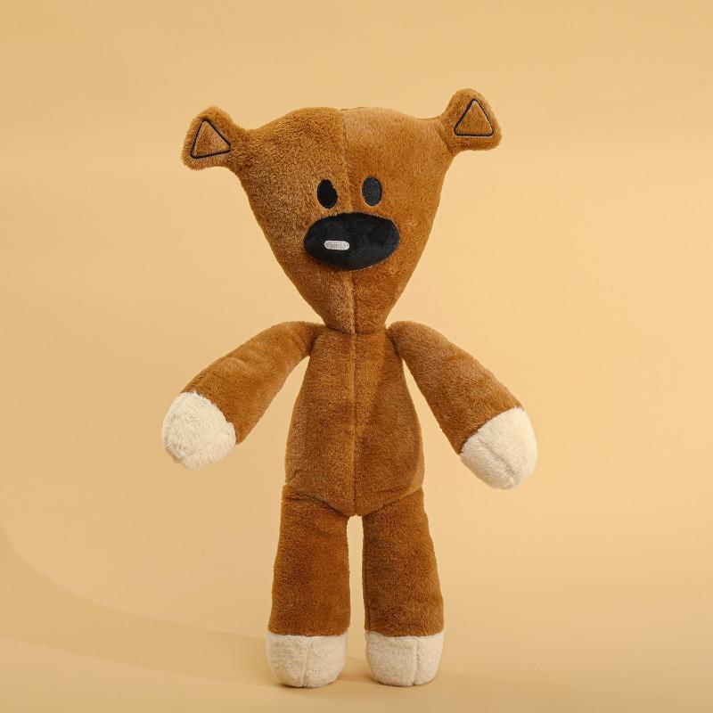 Kawaii Simple Brown Bear Stuffed Doll, Multiple Sizes Available, Sound‑Free Figurine