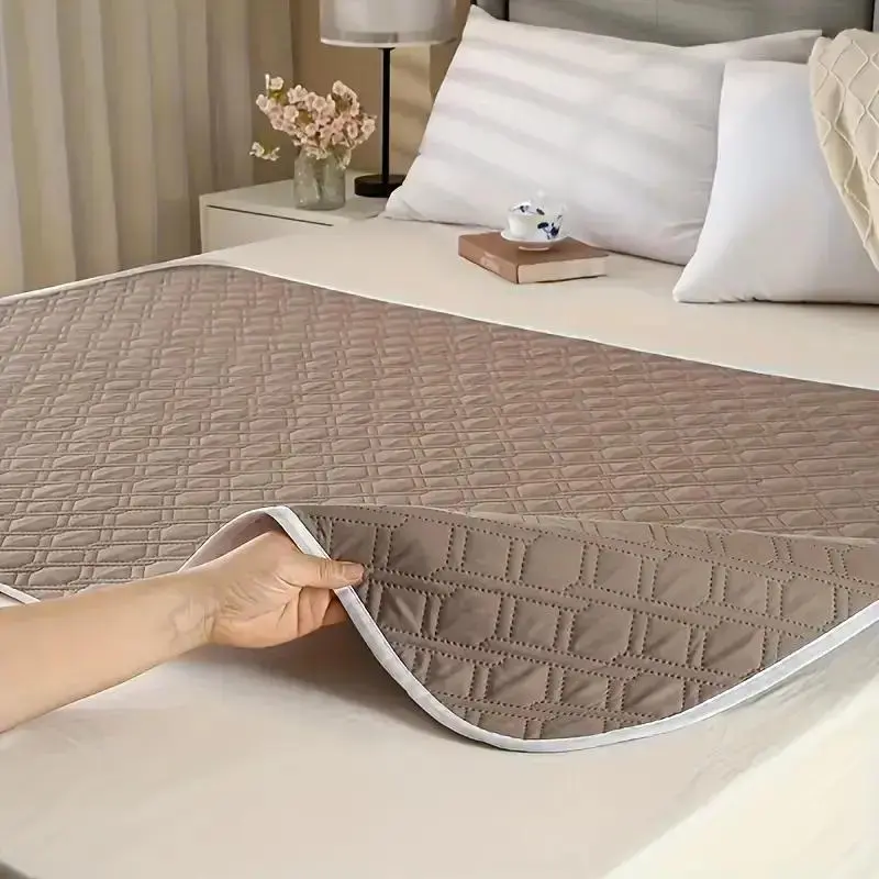 Washable Bed Pad, Reusable Waterproof Bed Pad, Breathable Bedding Mattress Protector for Elderly, Baby & Menstrual Use