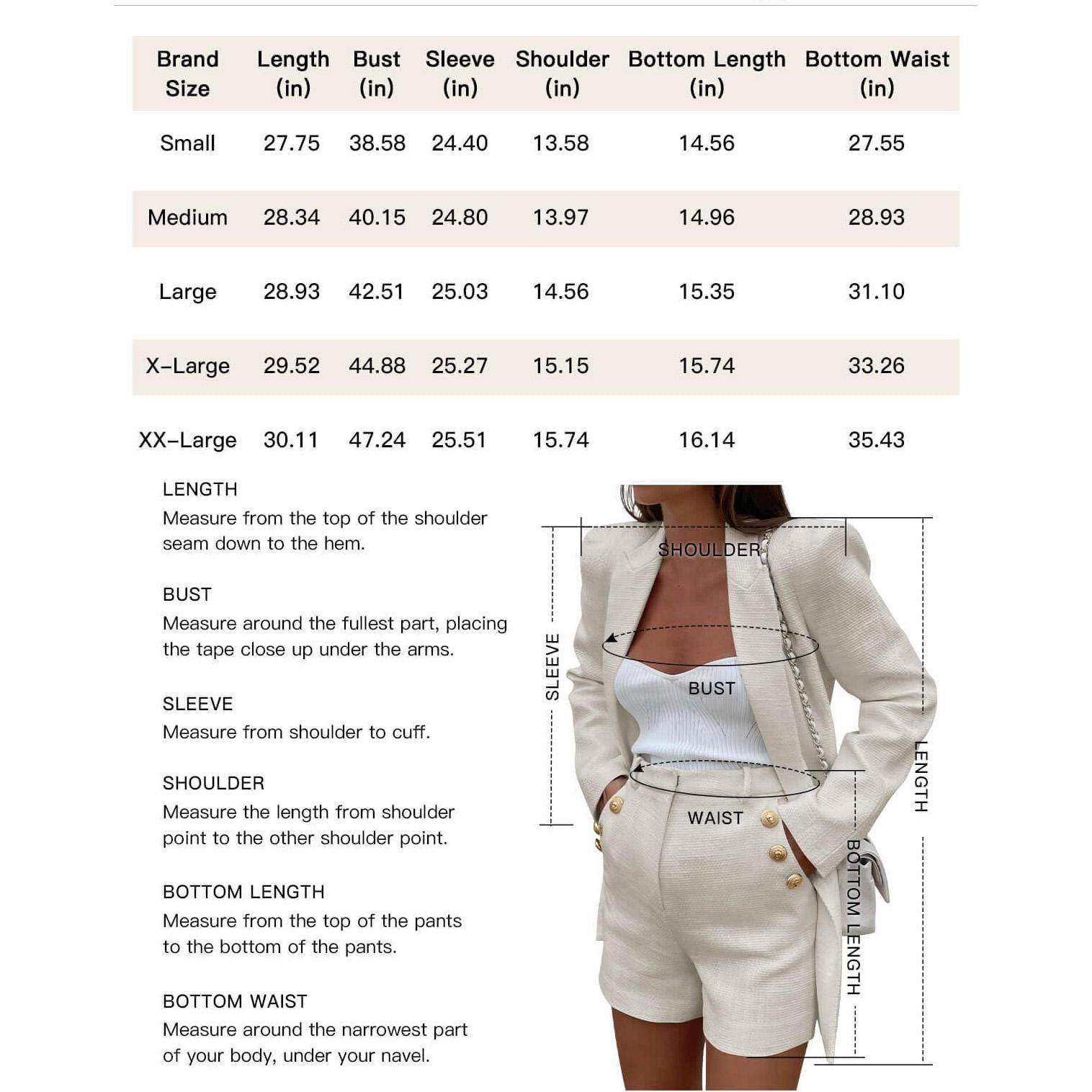 FMEYOA Womens 2 Piece Tweed Blazer Shorts Sets Long Sleeve Double Breasted Suit Jackets Business Outfit Fabric Formal M1H684