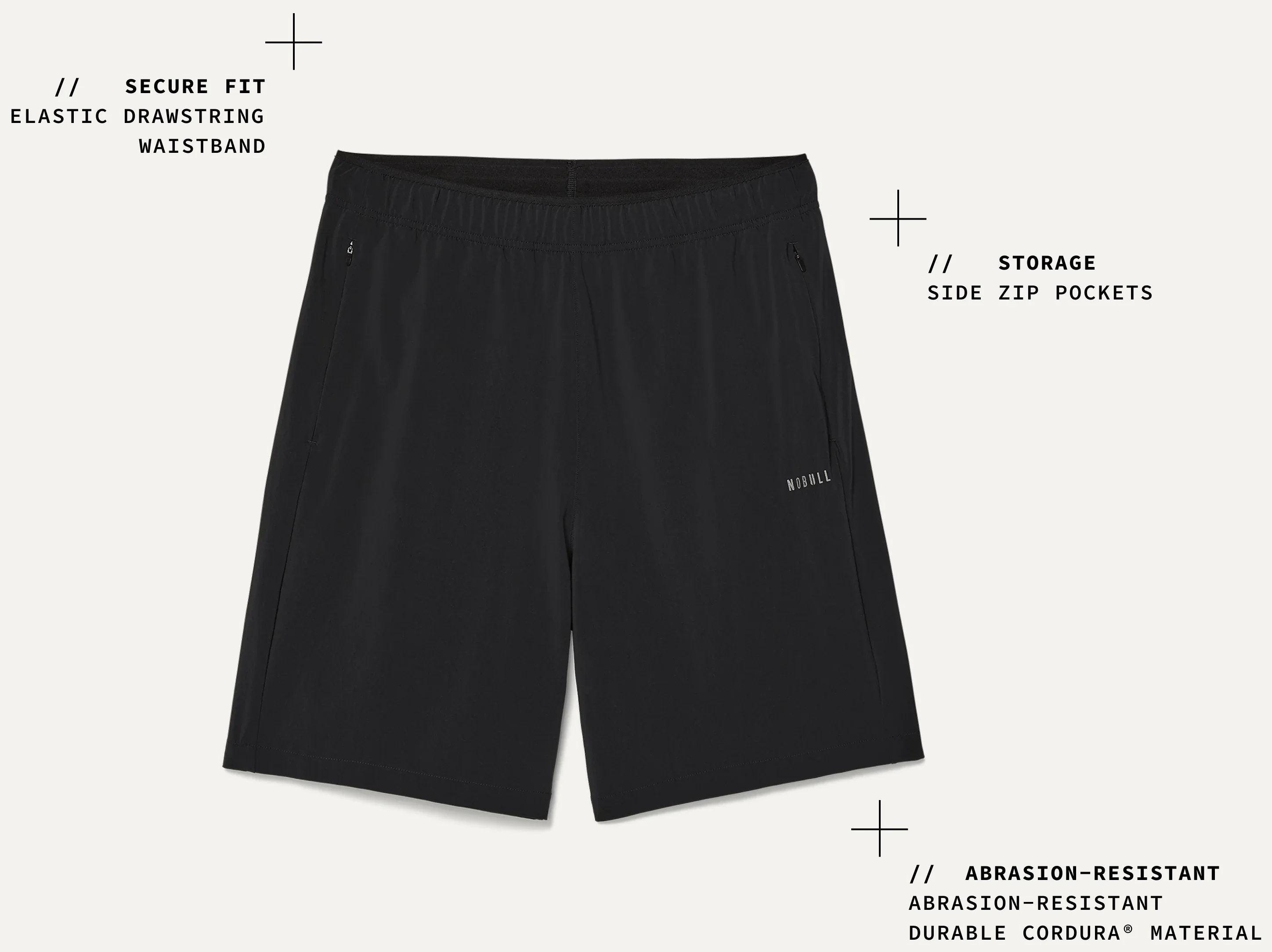 NOBULL Men's Training Short 8" (Unlined) in Black