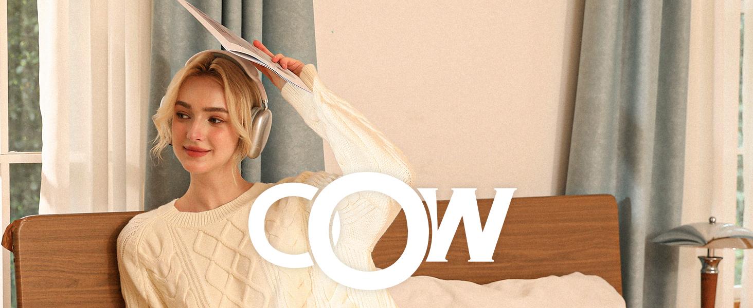 OOW Women's Cozy House Slippers Memory Foam Soft Warm Fuzzy Slippers for Indoor & Outdoor Use Soft Knit Comfort Easy Slip-On Design Footwear Girl