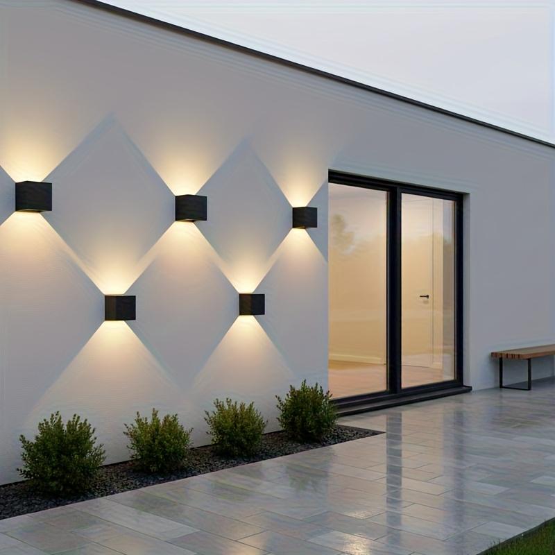 LED Modern Outdoor Wall Light, / Aluminum Square Design, Waterproof, Easy Installation, 3000k/6000k, for Corridor, Courtyard, Entrance