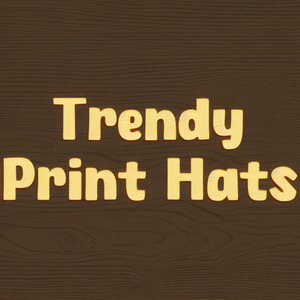 Trendy Print Hats