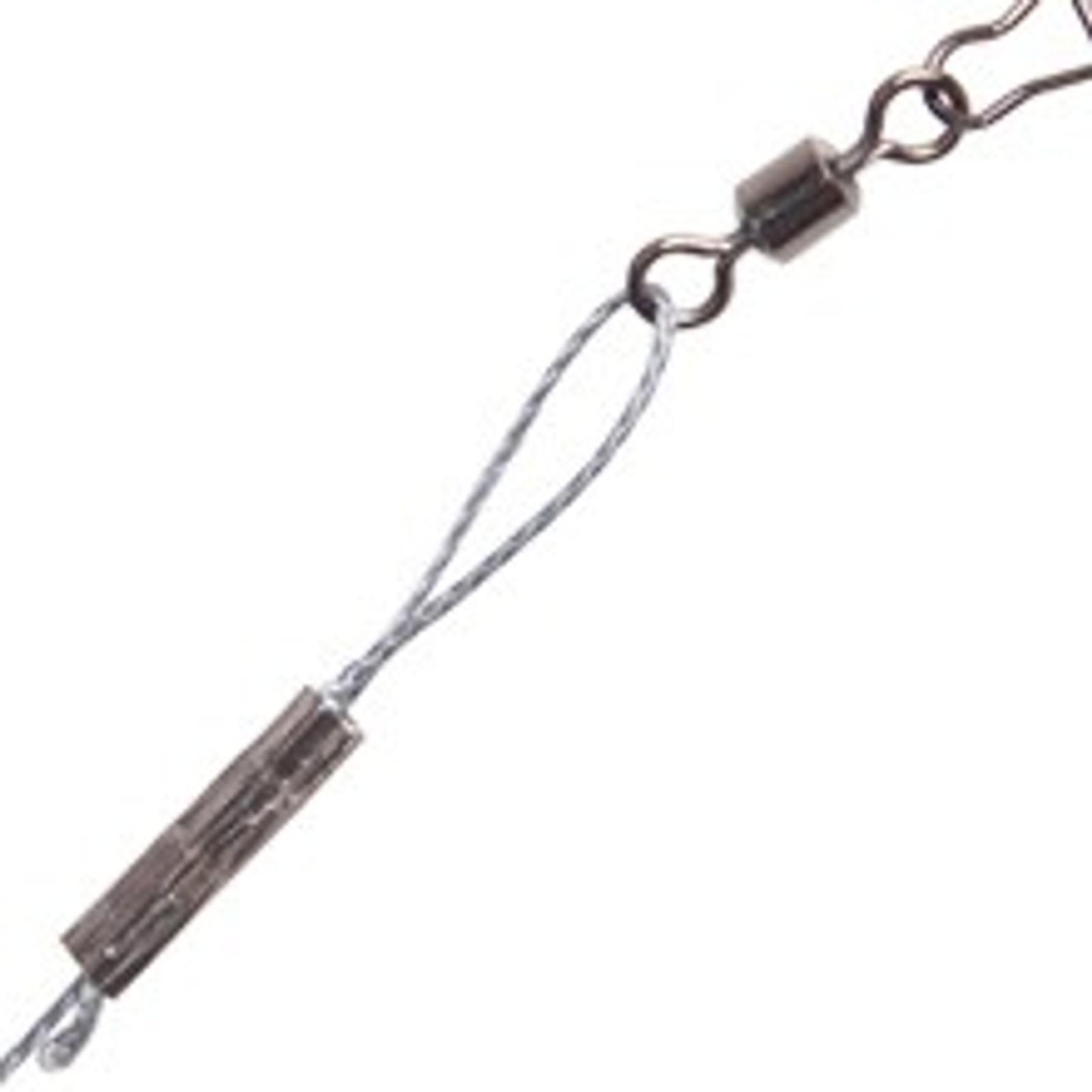 Double Barrel Crimp Sleeves Kit Fishing Wire Leader Rigging Copper Tube Fishing Line Connector Tackle Kit