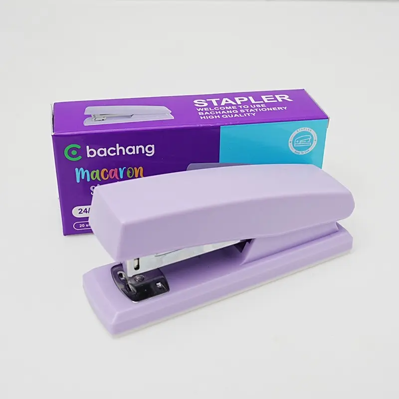 360 Degree Rotating Stapler, Ergonomic Handheld Stapler, Manual Operation, Portable Stapler for Office, Home Office and School, Compatible with Various Staples