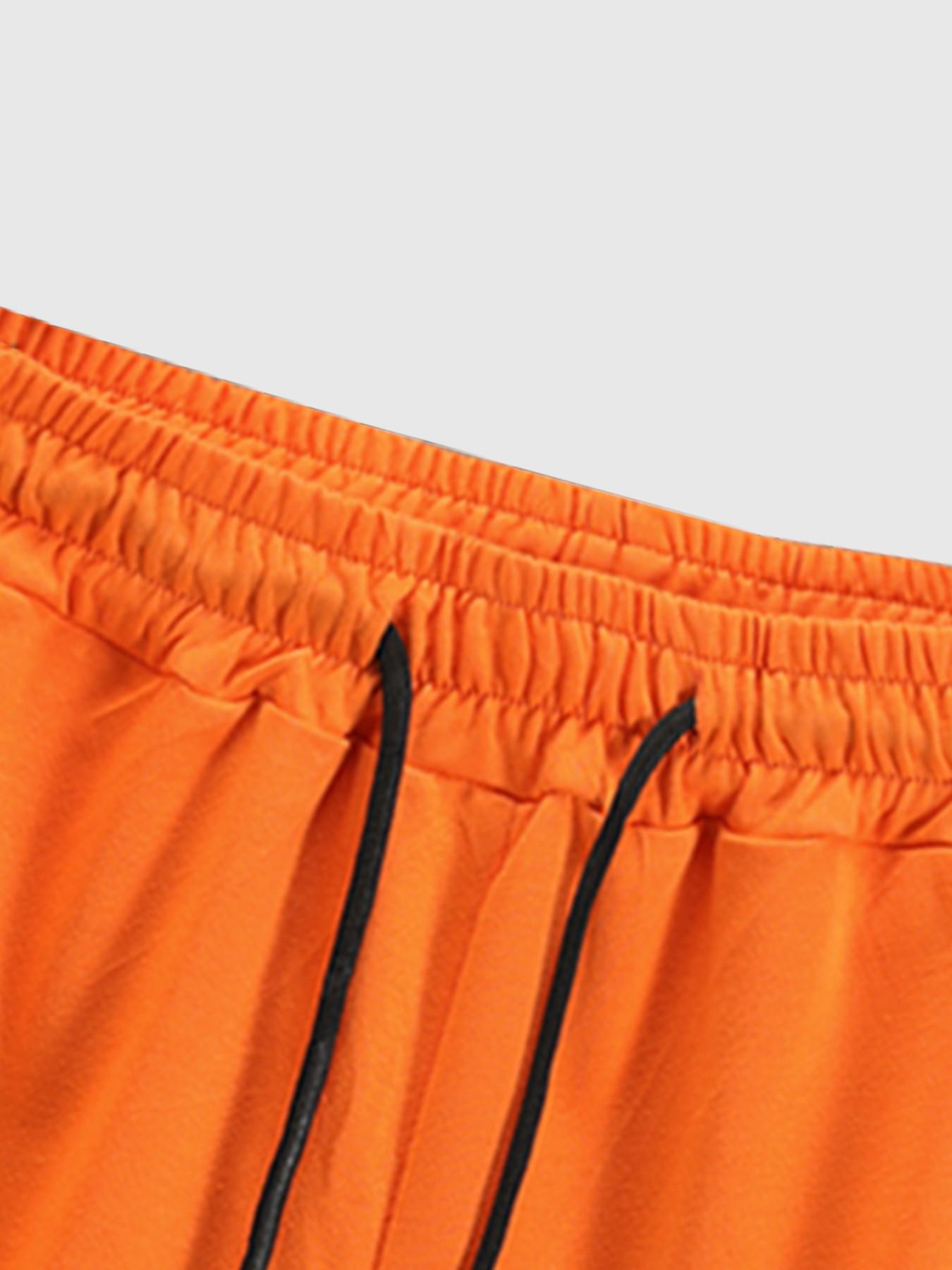 Men's Vintage Boston 1987 Graphic Basketball Shorts, Summer Loose-Fit Sporty Casual Pants, Trendy Street Style Shorts for Men