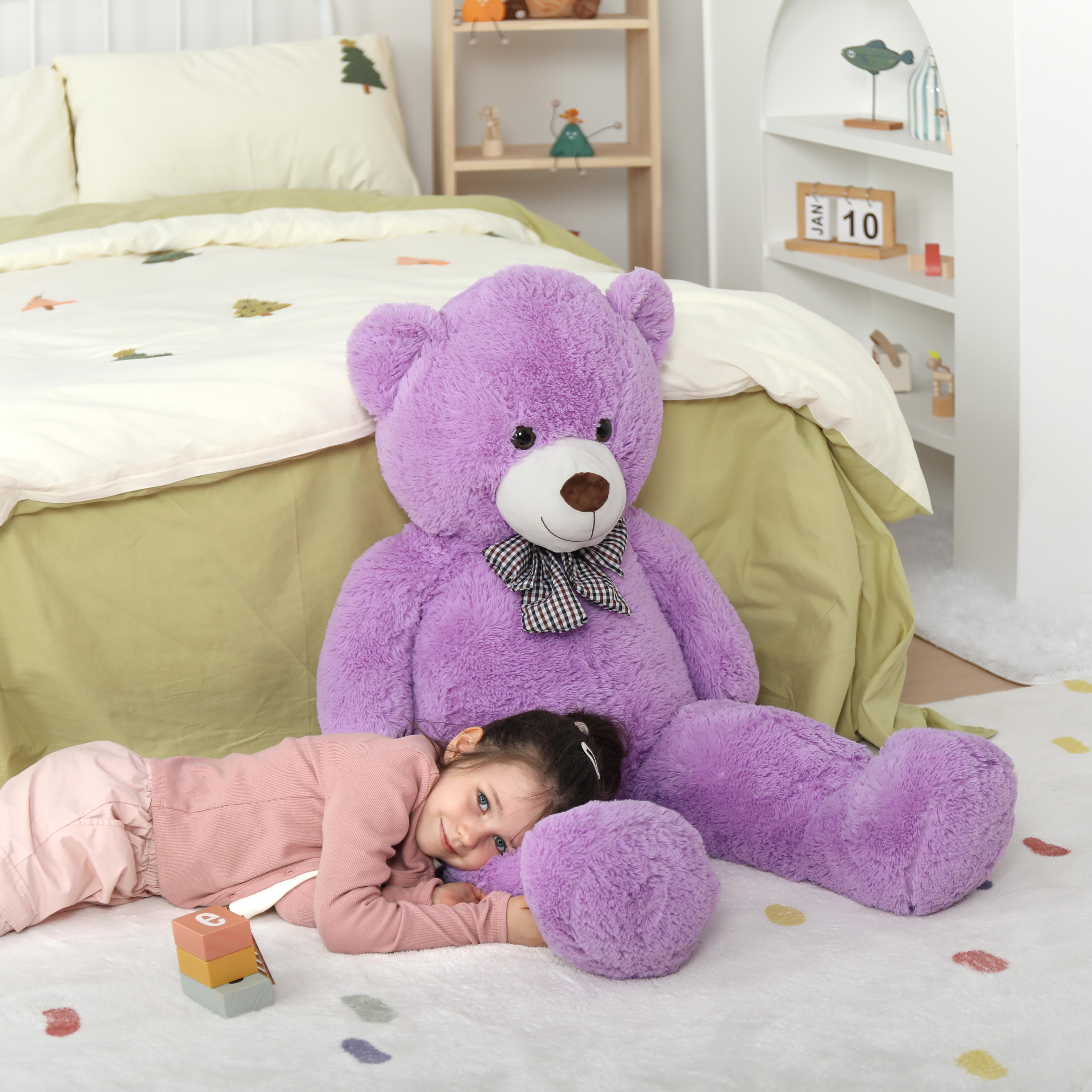 MaoGoLan 4ft 5ft 6ft Giant Teddy Bear Stuffed Animal Big Teddy Bear Stuffed Bear Baby Shower Life Size Large Teddy Bear for Girlfriend Boyfriend Wife Children, For Birthday,  Wedding party, Anniversary  #dealsforyoudays