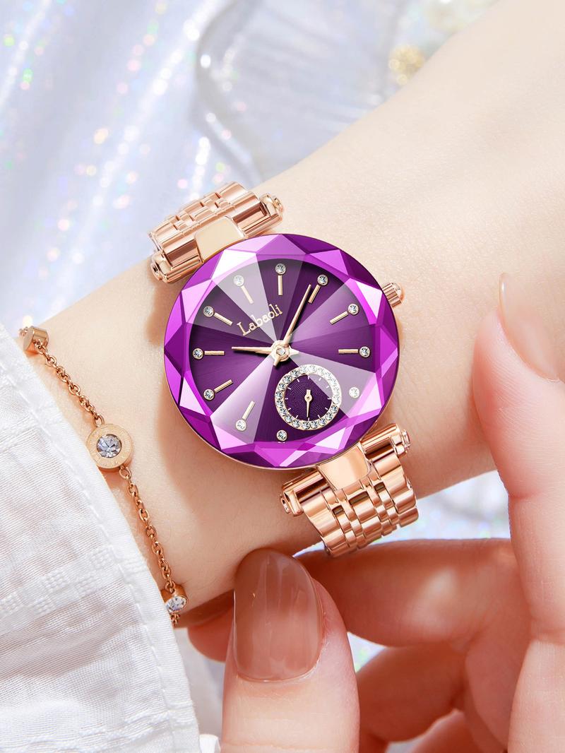 Elegant Luxury Women's Watch LA729 Water-Resistant Scratch-Resistant Adjustable Strap Fashionable Design Waterproof Wristwatch Suitable for All Occasions