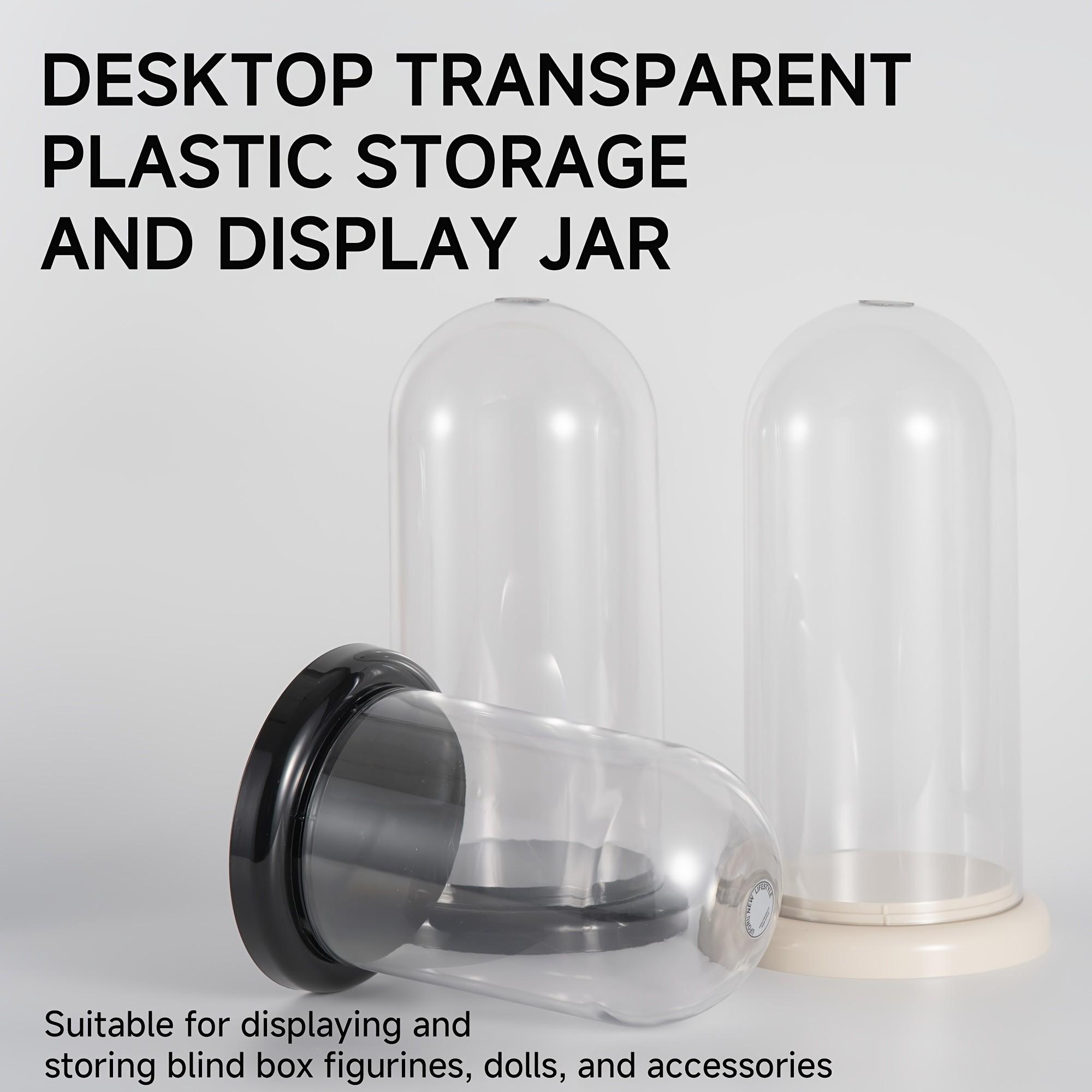 Handheld Display Case, Transparent Plastic Storage Box, Dustproof Waterproof Organizer, Ideal for Collectibles, Collectible Figurines & Decorative Items, Cute Collectible Figurines