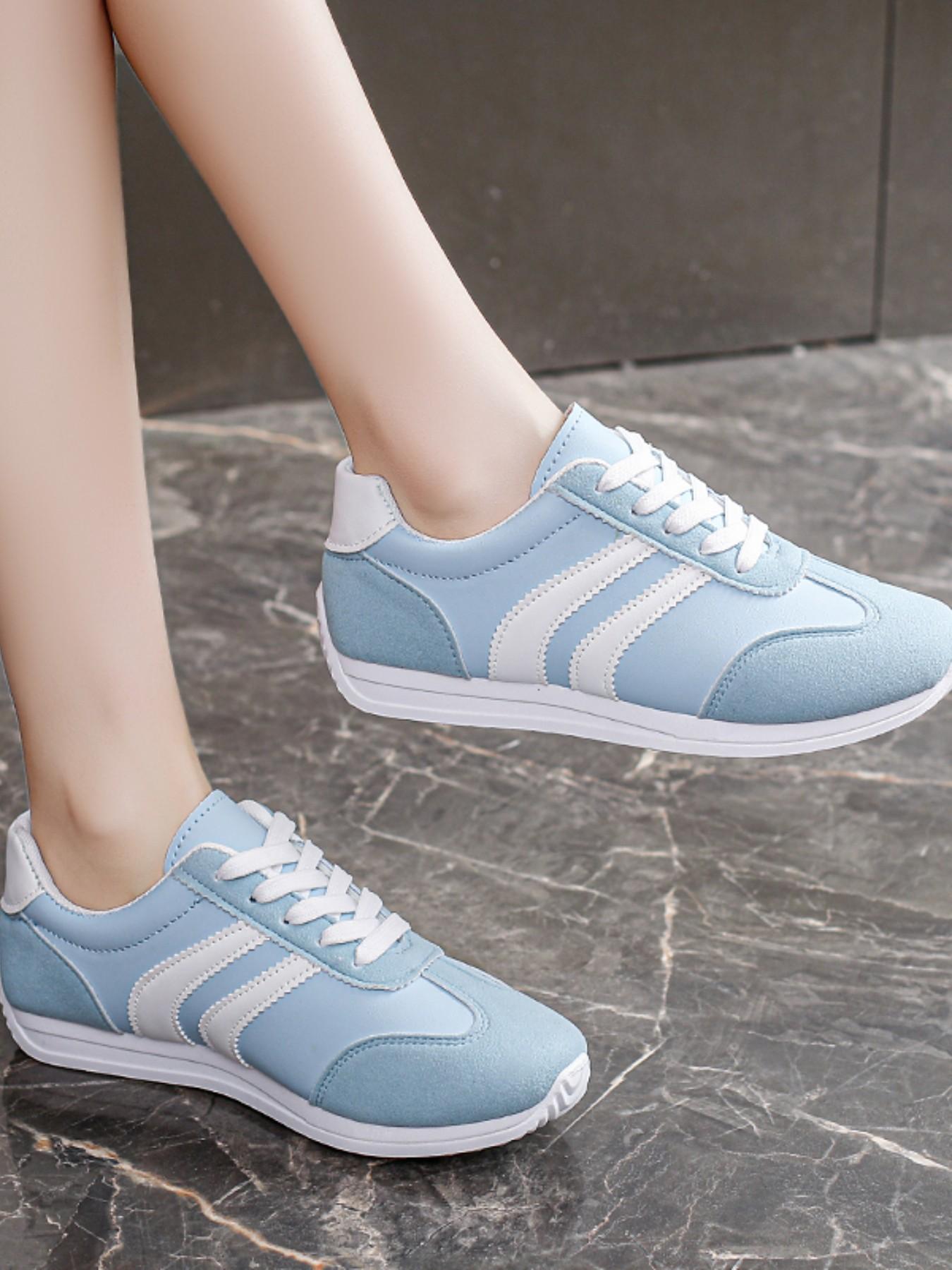 Vintage Casual Sneakers, Rubber Sole, Soft Anti-Slip, Breathable PU Upper, Ideal for Daily Commute, Shopping, Light Sports