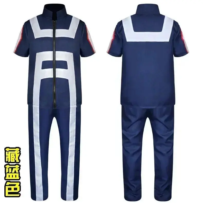Mijn Held Academia Cosplay Kostuum Blauw Gym Uniform Mha Boku Geen Held Denki Kaminari Uraraka Asui Shinsou Todoroki Schoolpak