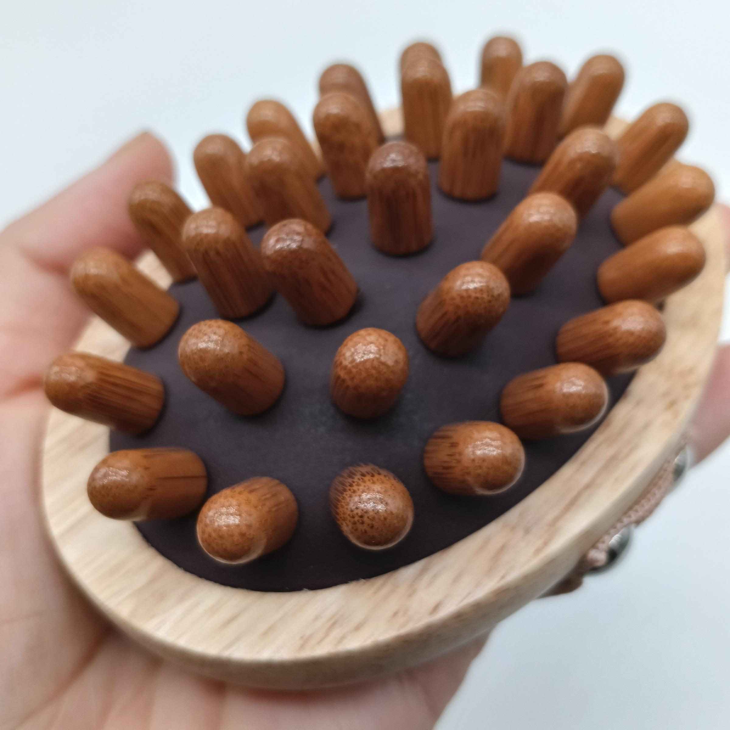 Wooden Massage Comb Body Meridian Brush, Relaxes and Slims Belly, Home and Outdoor Use, Shape and Tone Your Body Anytime