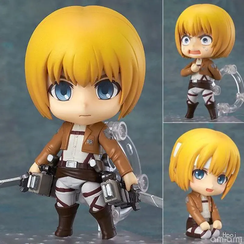 In Stock  Armin Arlert Anime Figure Levi Ackerman Action Figure Shingeki No Kyojin Figurine Model Doll Toys Gift