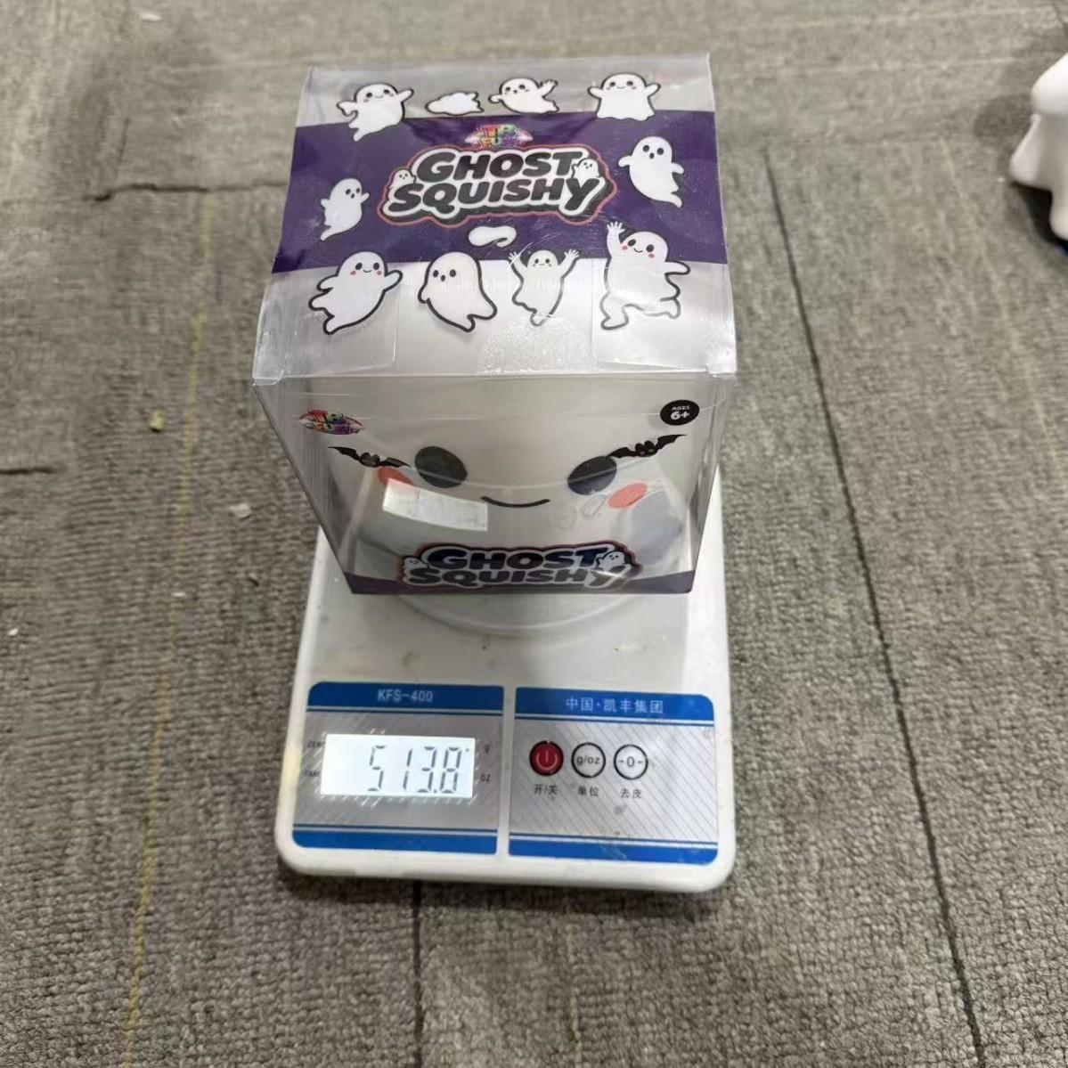 Halloween Ghost Stress Relief Toy, Slow Rebound Funny Mallow Candy, Perfect for Halloween Decor, Fans, Squeezing, Soft and Plush, Slow Rebound Squishies