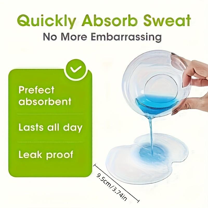 20 Pcs Underarm Sweat Absorbing Pads, Summer Anti-Sweat Breathable Invisible Deodorant Patches, Comfortable and Discreet Sweat Control