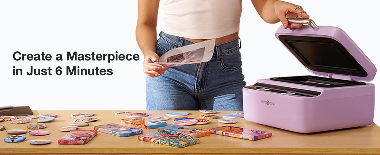 HTVRONT H17 Phone Case Heat Press Vacuum Heat Press Flawless 3D Transfer For iPhone & Android phones All Popular Phones