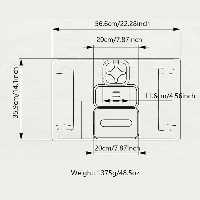 Universal Multifunctional Sofa Armrest Organizer, Silicone Side Pockets & Tray, Remote Control, Phone Storage, Suitable for Living Room and Bedroom