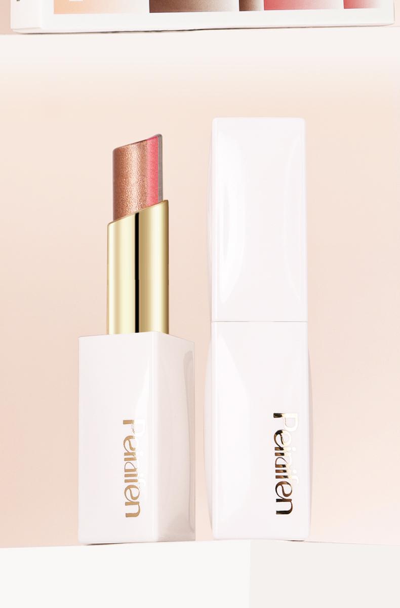 3-Color Shimmer Eyeshadow Stick - Easy Apply, Long Lasting for Natural Eye Looks