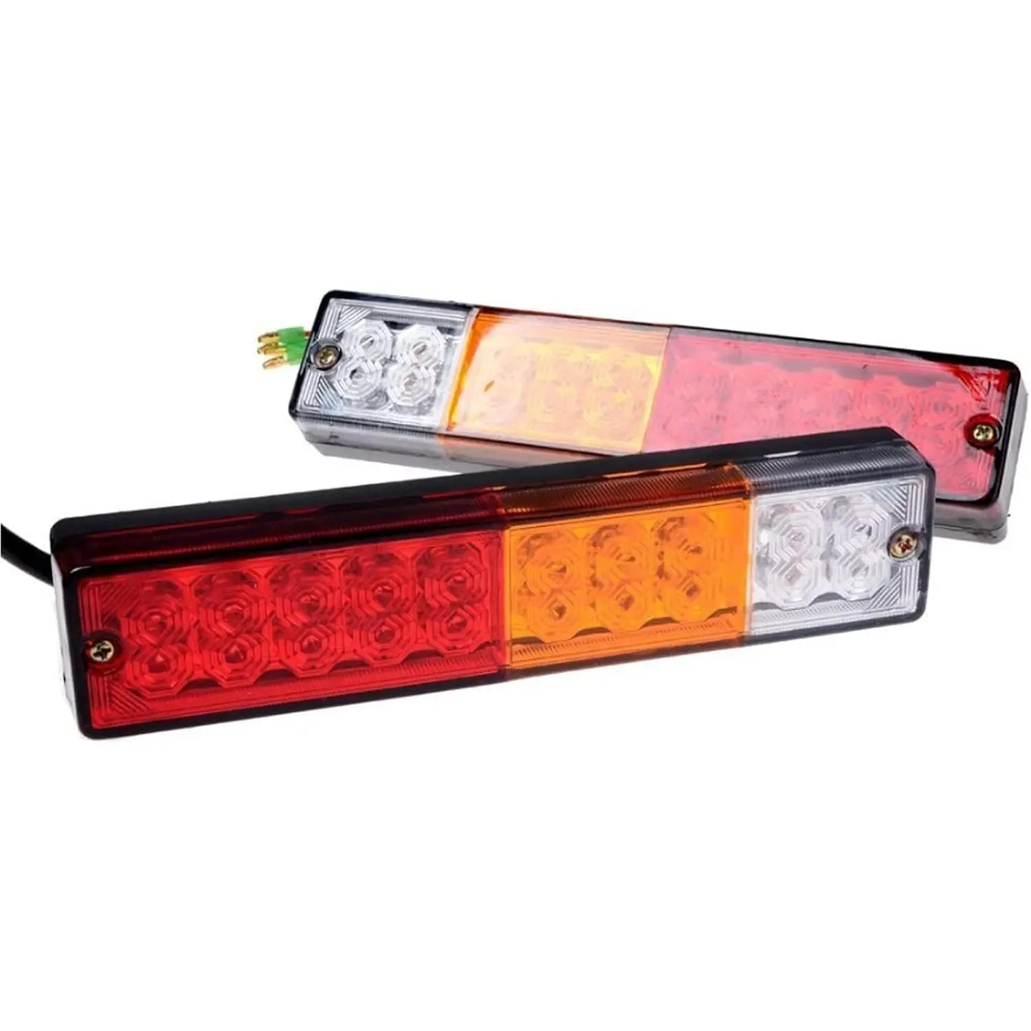 20-LED Car Decorative Tail Light with Turn/Stop & Reverse Functions, 12V Power Supply