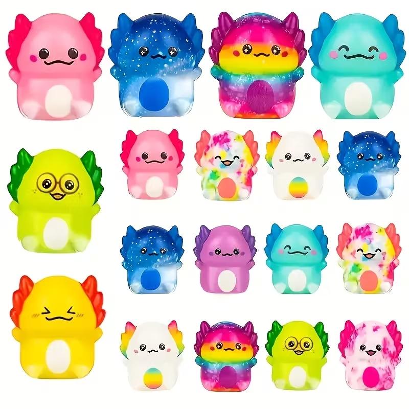 Slow Rebound Soft Plush Animal Squeeze Toys, 6/12/24pcs Bulk Pack, Party Favors, Classroom Rewards, Kids Toys, Cute Animal Dolls