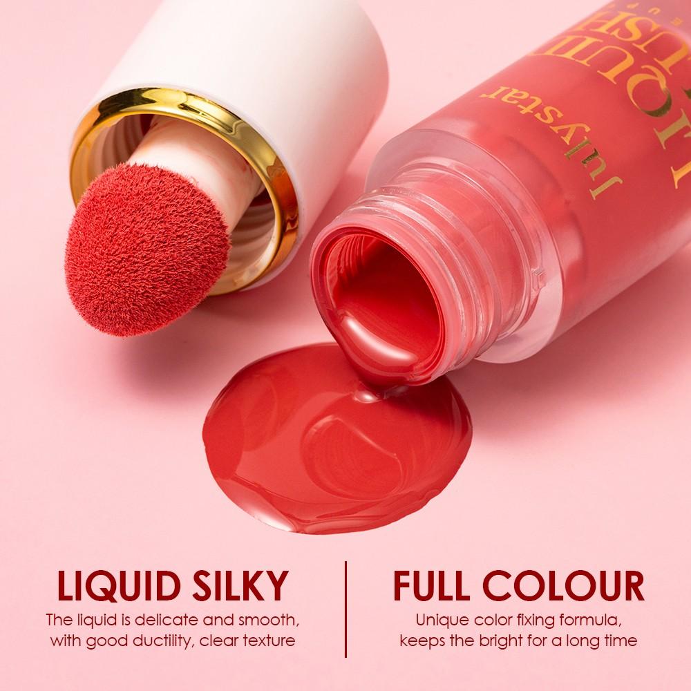 Julystar Liquid Blush Natural Glow, Hydrating Lightweight Formula, Easy Application, Beginner-Friendly, Long-Lasting Color, Perfect for All Skin Types