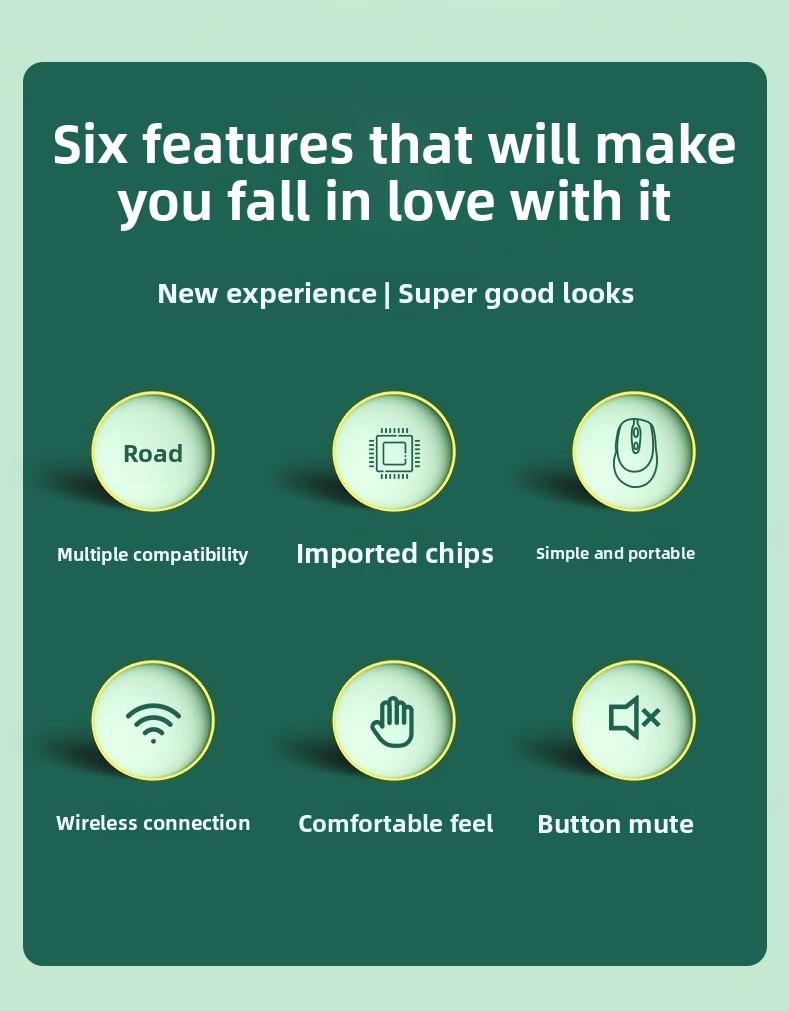 Dual Mode Wireless Bluetooth-compatible Mouse, Pc Mouse Wireless, Computer Peripherals, Bluetooth-compatible 5.0 Direct Connection, Low Latency, Long Battery Life, Ergonomic Design, Portable and Easy to Use