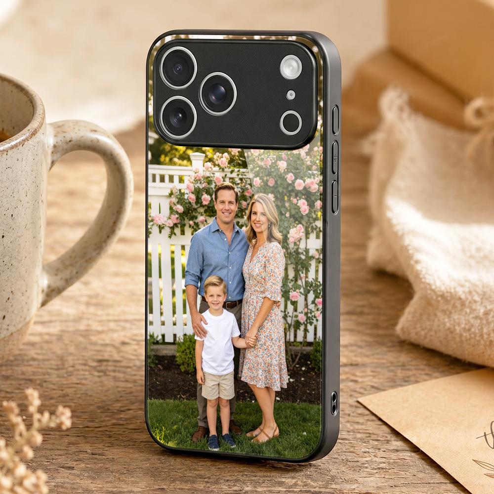 Custom Photo Cellphone Casing - Multi-Model Protector for iPhone 17 Pro Max,16 Pro Max,15 Plus,14,13 Pro,12,11 & Samsung S26,S25,S24,S23,S22,S21,A56,A55,A54,F14 & Other Devices, Glass-Like Touch Customizable Cover Accessory, Accessories