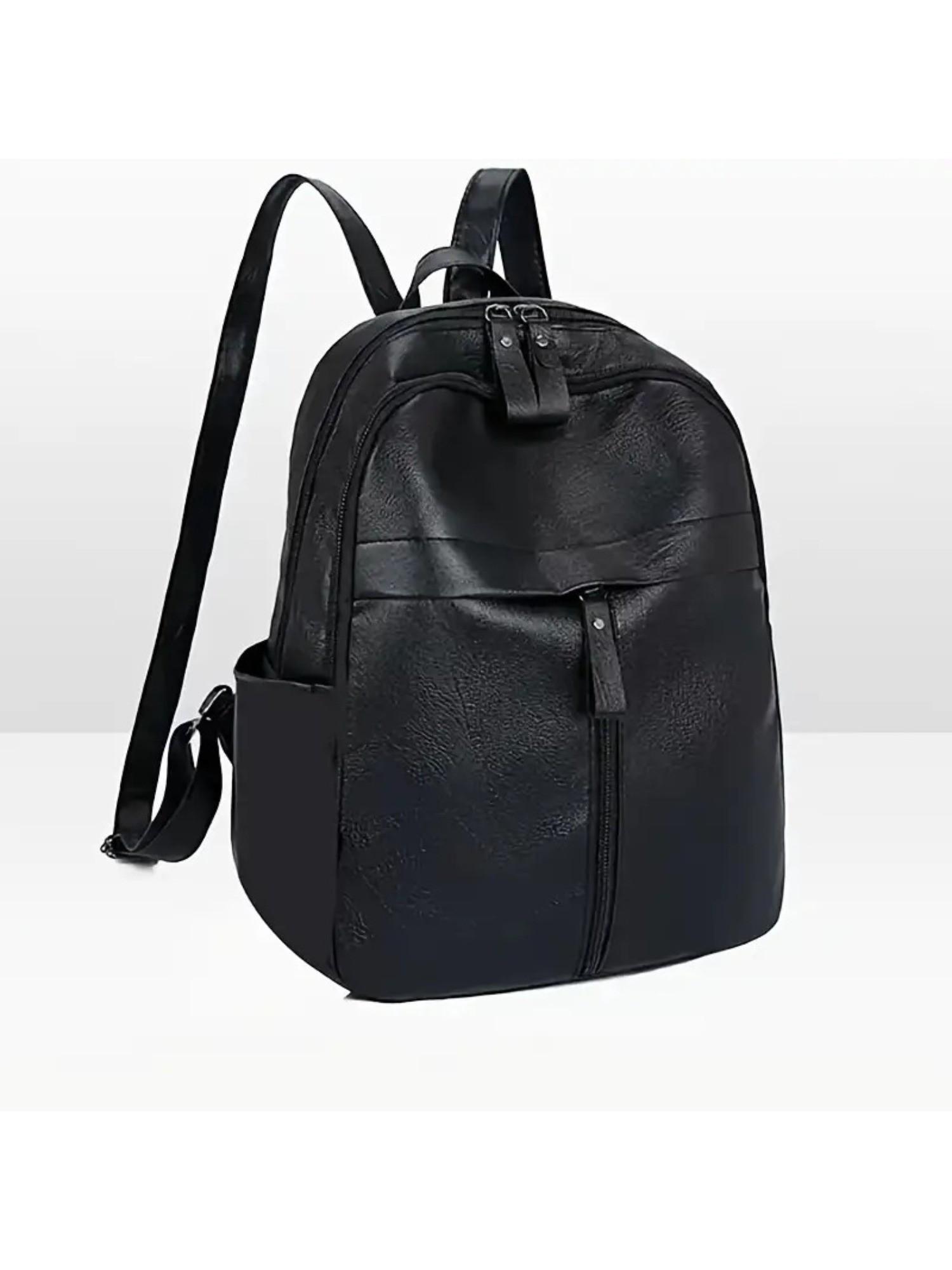 Women's Large Capacity Commuter Backpack, Lock Closure System, Adjustable Thick Shoulder Straps, Front Pocket, Ideal for Work and Travel
