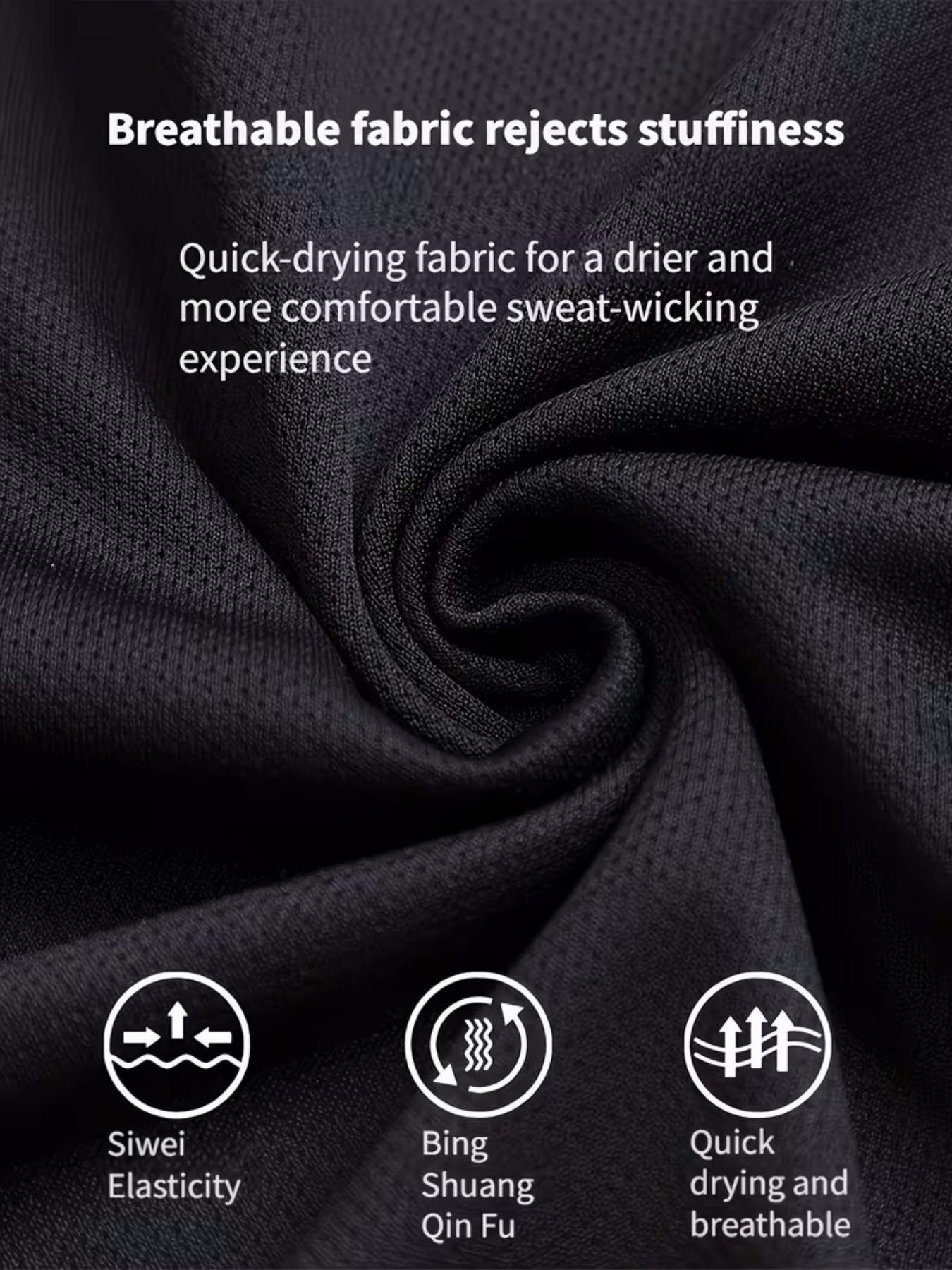 3-Pack Men's Quick Dry Monkey Print T-Shirts, Breathable Casual Short Sleeve Tees for Summer