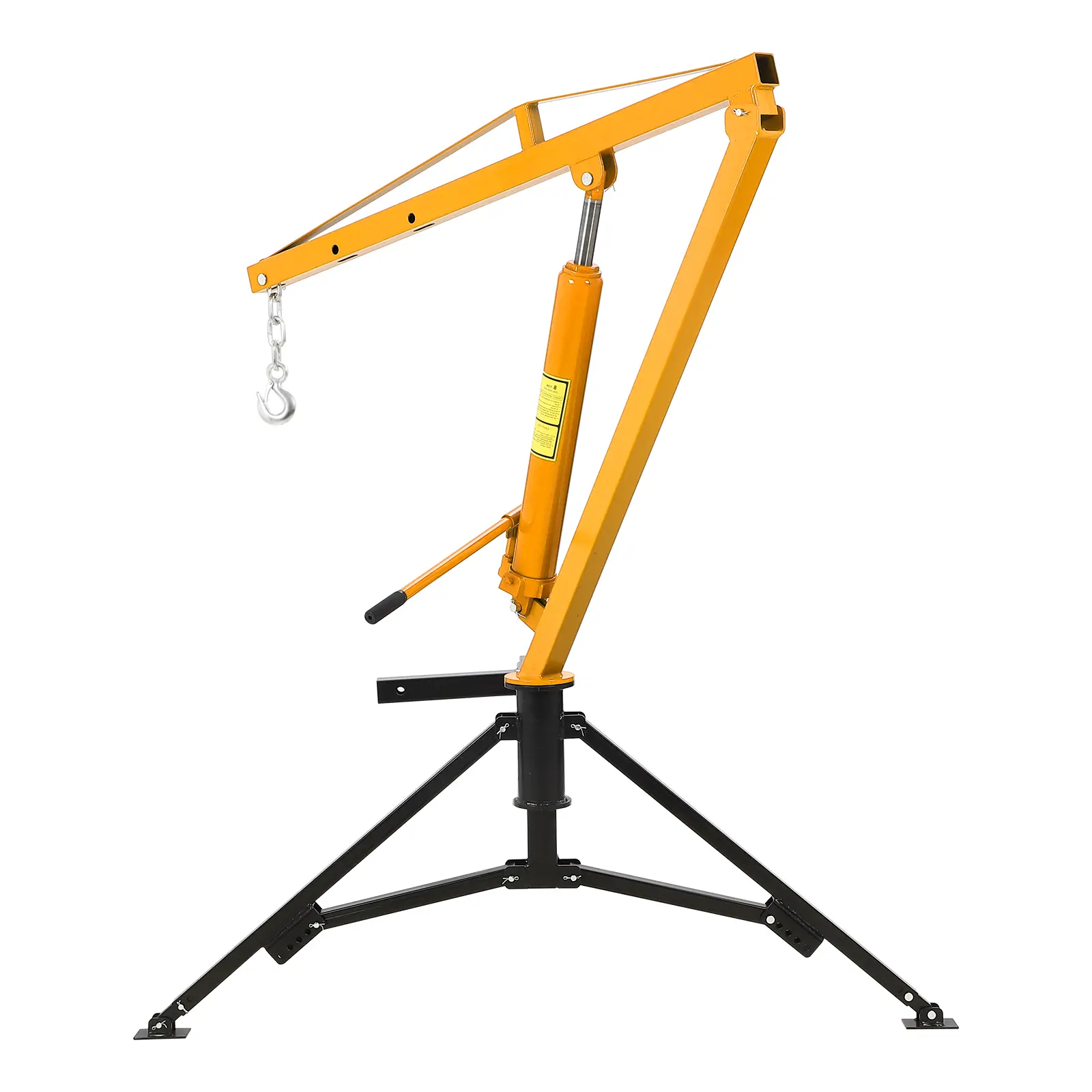Gaomon 1000lb Hitch Mounted Truck Crane, Hydraulic Pickup Hoist with 360 Swivel, Folding Engine Hoist for ATV Generator, 2 Inch Receiver Mount, Heavy Duty Steel Lifting Equipment