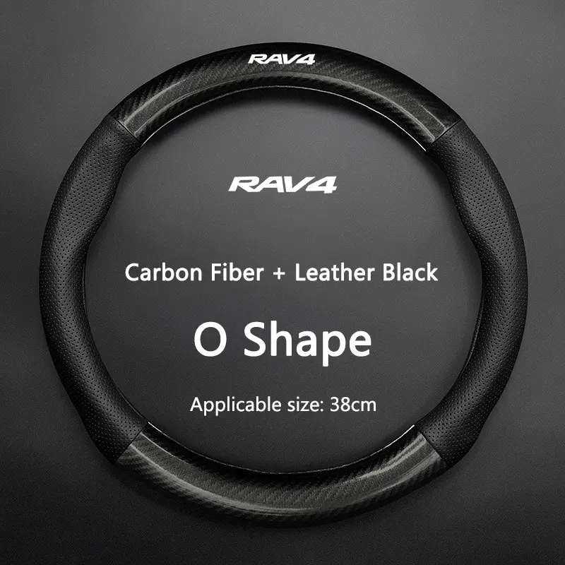 Toyota Rav4 2008-2018 Steering Wheel Cover, 38cm Anti-Slip Wheel Cover, Car Steering Wheel Accessory, Durable & Comfortable Grip