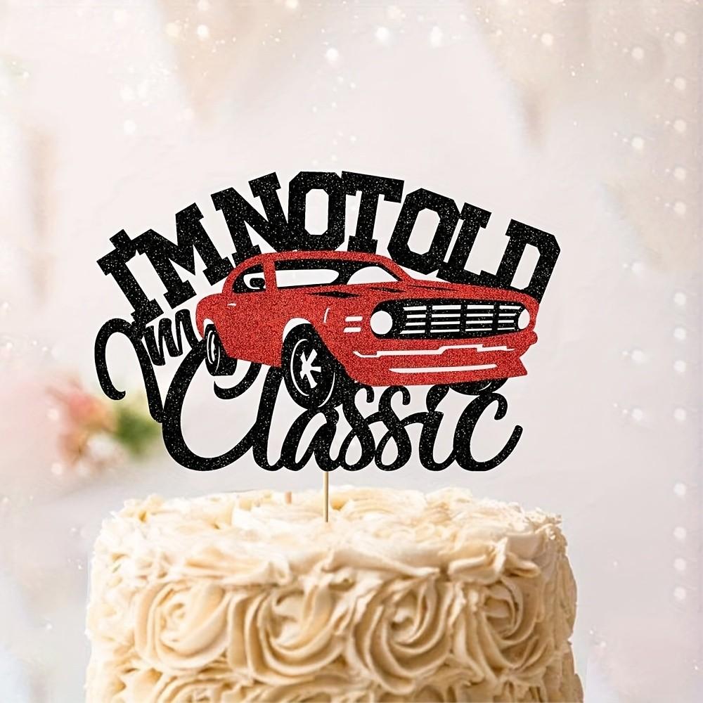 1 car-themed cake decoration topper