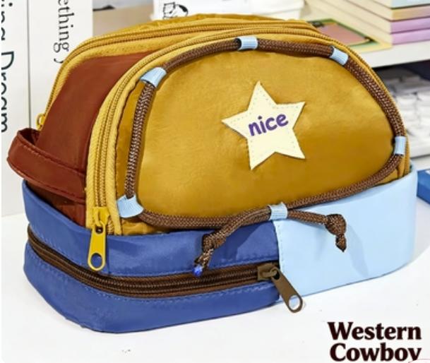 Large Capacity Tent Pencil Case, Durable Design for School Supplies, Perfect Organizer for Pens and Markers, Ideal Gift for Students